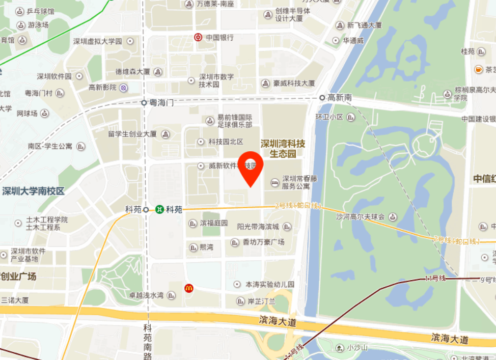 金地威新中心地图位置